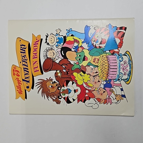 Vintage Kellogg's 75th Anniversary Fun Book (New) - Picture 2 of 6